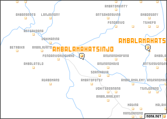 map of Ambalamahatsinjo