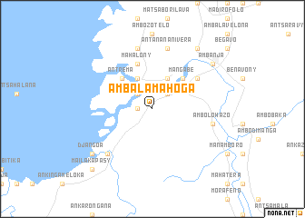 map of Ambalamahoga