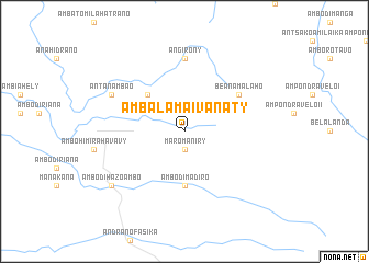 map of Ambalamaivanaty
