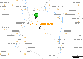 map of Ambalamalaza