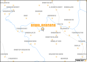 map of Ambalamanana