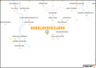 map of Ambalamanenjana