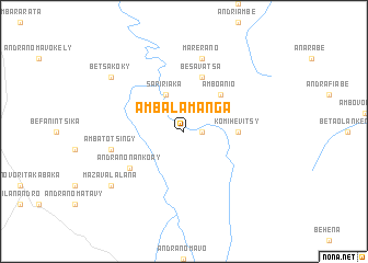 map of Ambalamanga