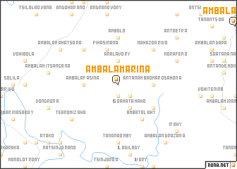 map of Ambalamarina