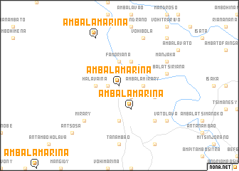 map of Ambalamarina