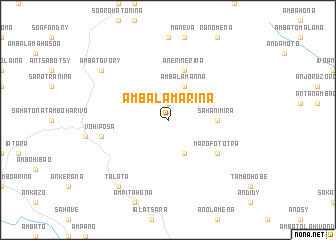 map of Ambalamarina
