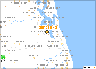 map of Ambalama