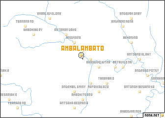 map of Ambalambato