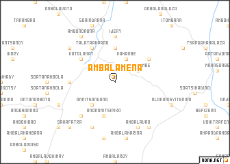 map of Ambalamena