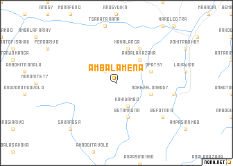 map of Ambalamena