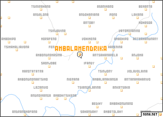 map of Ambalamendrika