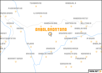 map of Ambalamontana