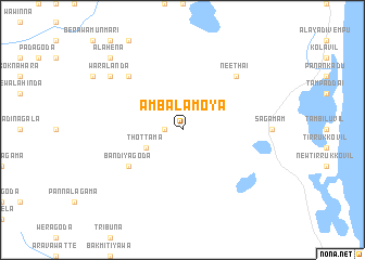 map of Ambalamoya