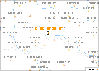 map of Ambalanaomby