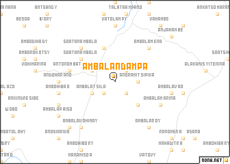 map of Ambalandampa