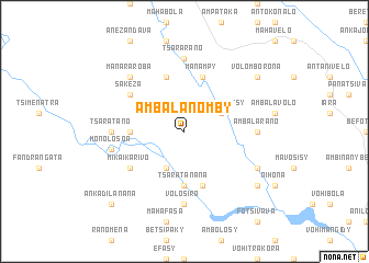 map of Ambalanomby