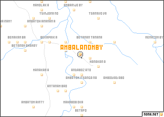 map of Ambalanomby