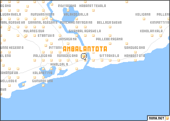 map of Ambalantota