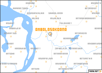 map of Ambalasakoana