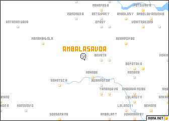 map of Ambalasavoa