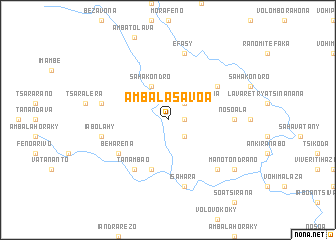 map of Ambalasavoa