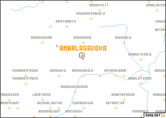 map of Ambalasavoka