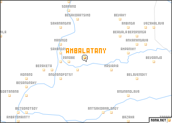 map of Ambalatany