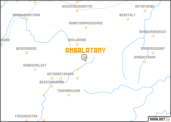 map of Ambalatany