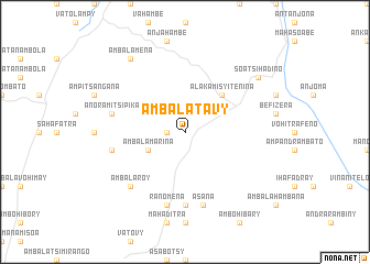 map of Ambalatavy
