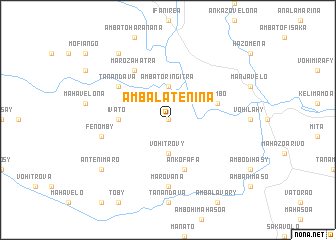 map of Ambalatenina