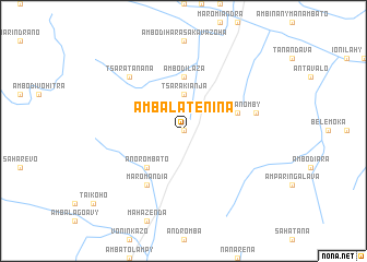 map of Ambalatenina