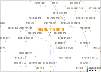 map of Ambalatenina