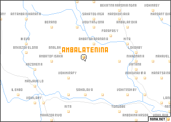 map of Ambalatenina