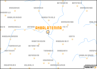 map of Ambalatenina