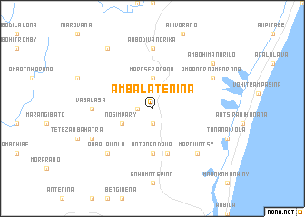 map of Ambalatenina