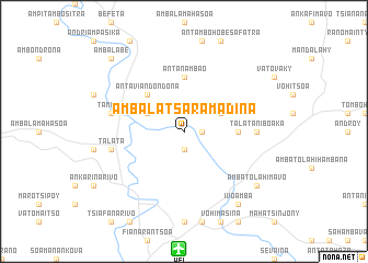 map of Ambalatsaramadina