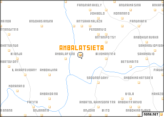 map of Ambalatsieta