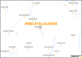 map of Ambalatsilalovana