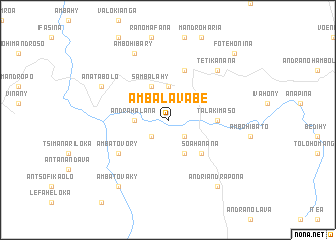 map of Ambalavabe