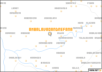 map of Ambalavao Andrefana