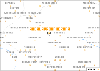 map of Ambalavao Ankerana