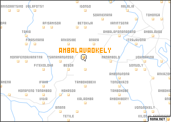 map of Ambalavaokely