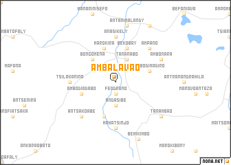 map of Ambalavao