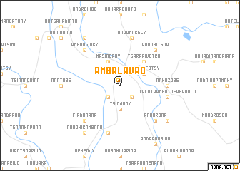 map of Ambalavao