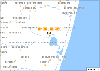 map of Ambalavaro
