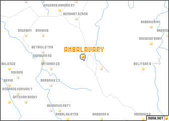 map of Ambalavary