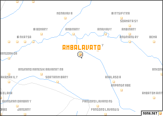 map of Ambalavato