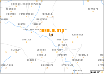 map of Ambalavato