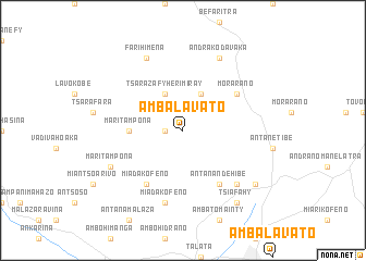 map of Ambalavato