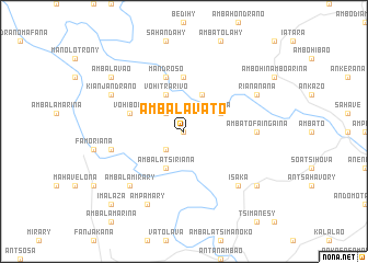 map of Ambalavato